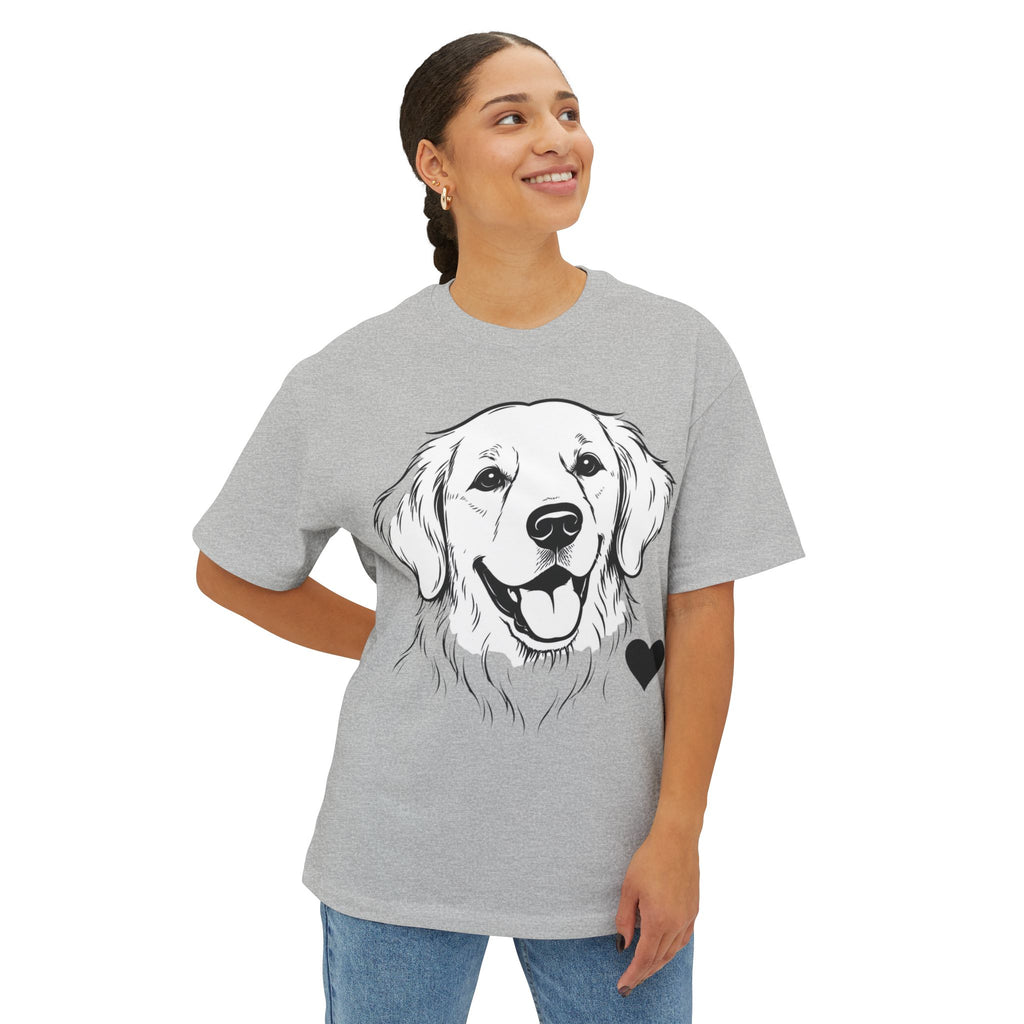 Golden Retriever Love Boxy Tee