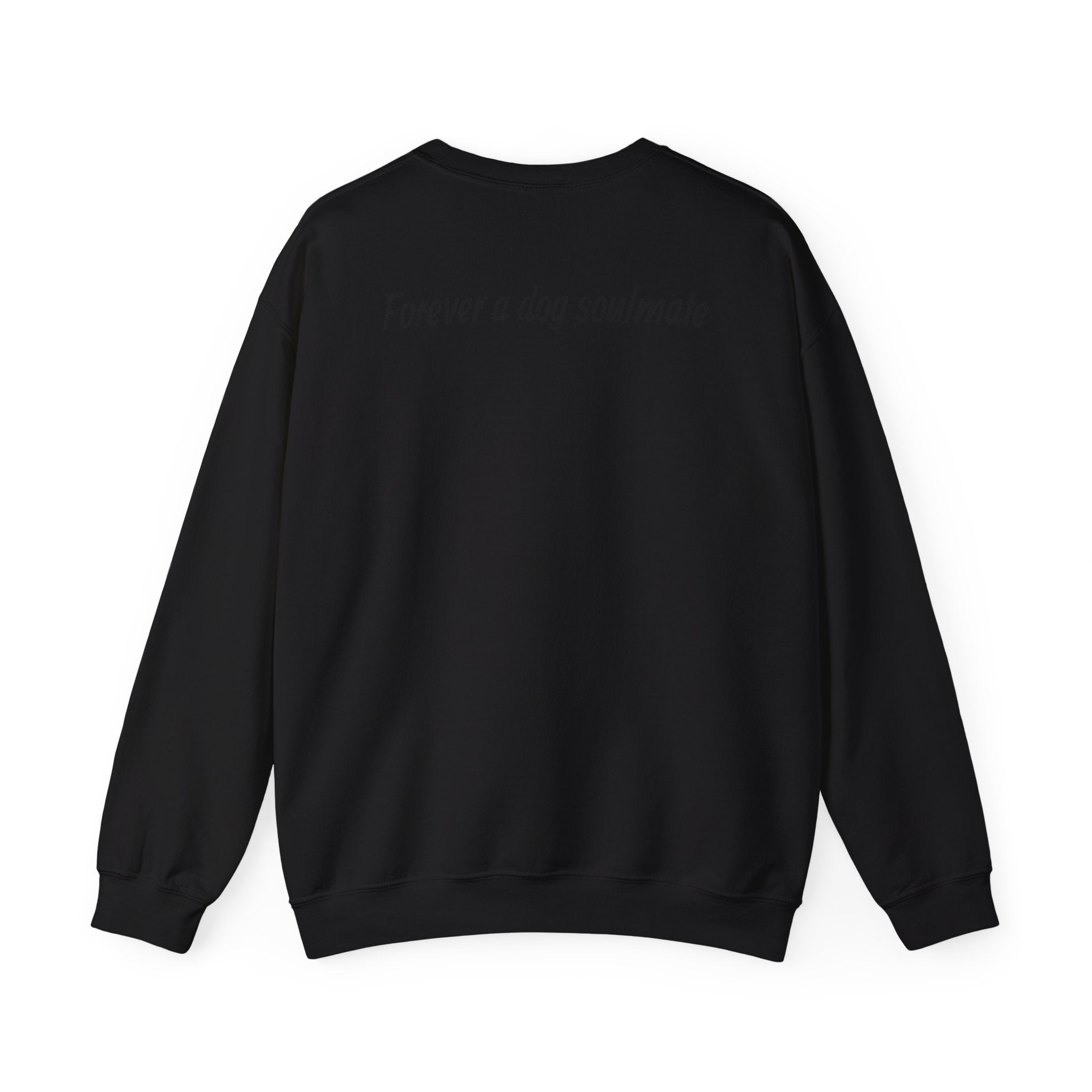 Dog Lover Crewneck Sweatshirt — "Forever a dog soulmate" Bernese Mountain Dog Graphic