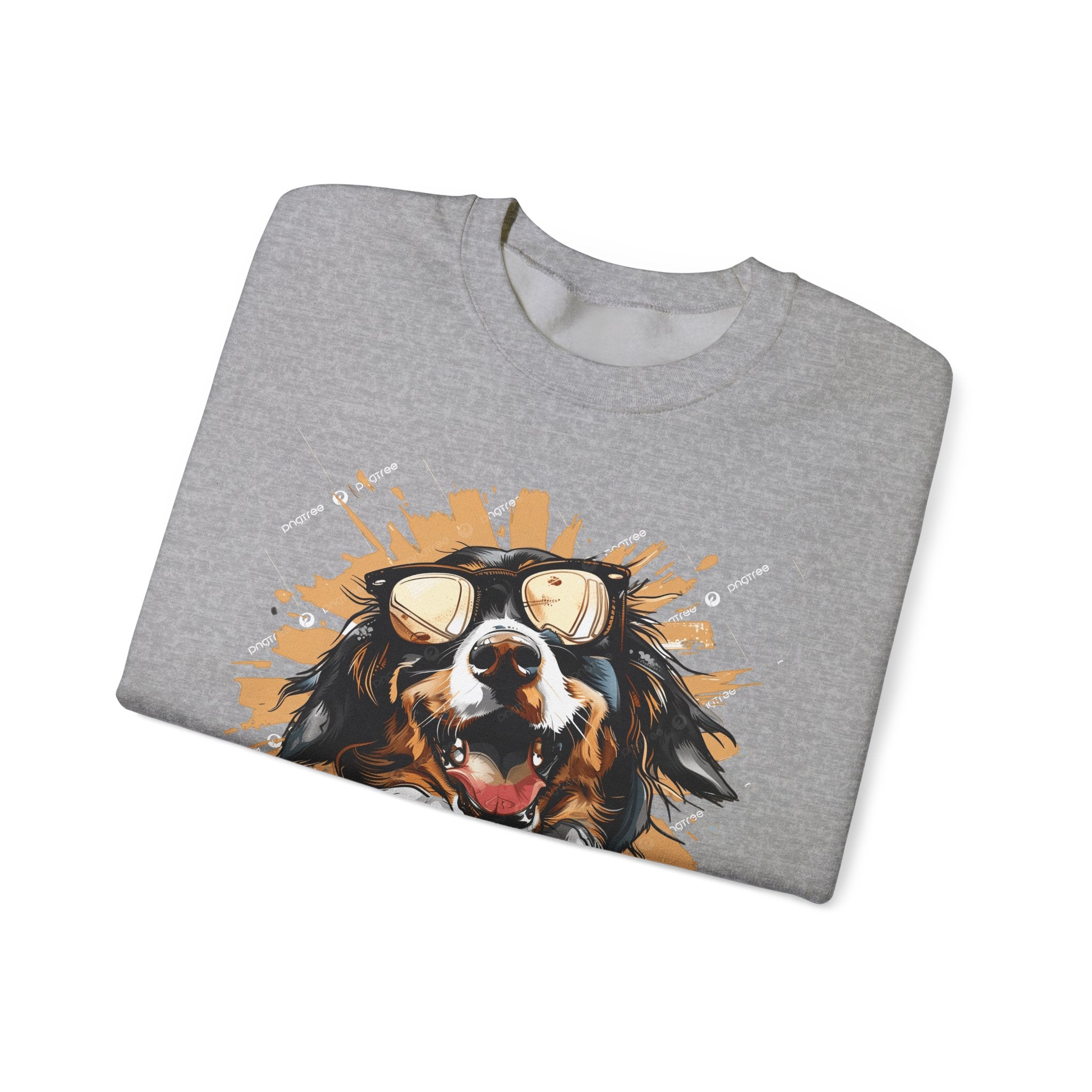 Dog Lover Crewneck Sweatshirt — "Forever a dog soulmate" Bernese Mountain Dog Graphic