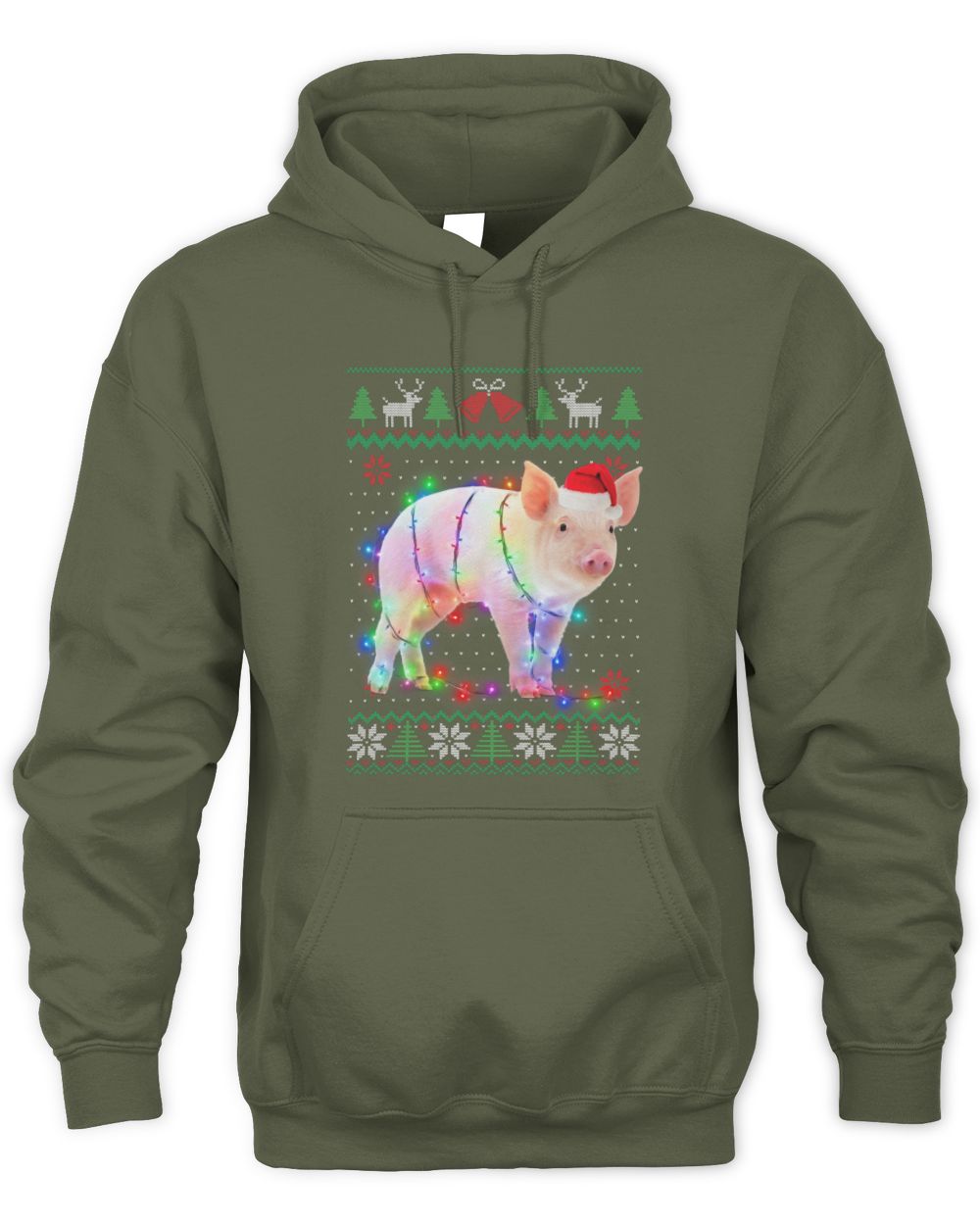 Cute Pig Animal Ugly Sweater Christmas Puppy Animal Lover 04